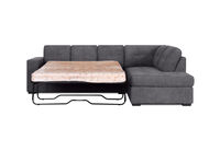 DIAMOND FABRIC - Corner RHF Chaise with Sofa Bed DIAMOND FABRIC
