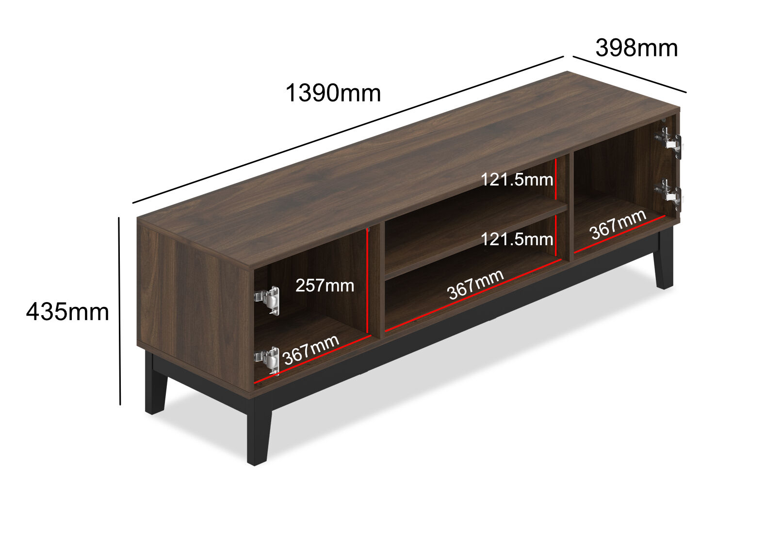 WOODARD - Entertainment Unit WOODARD