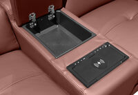 SINATRA LEATHER - Media 2 Seater with Inbuilt Electric Recliners SINATRA LEATHER