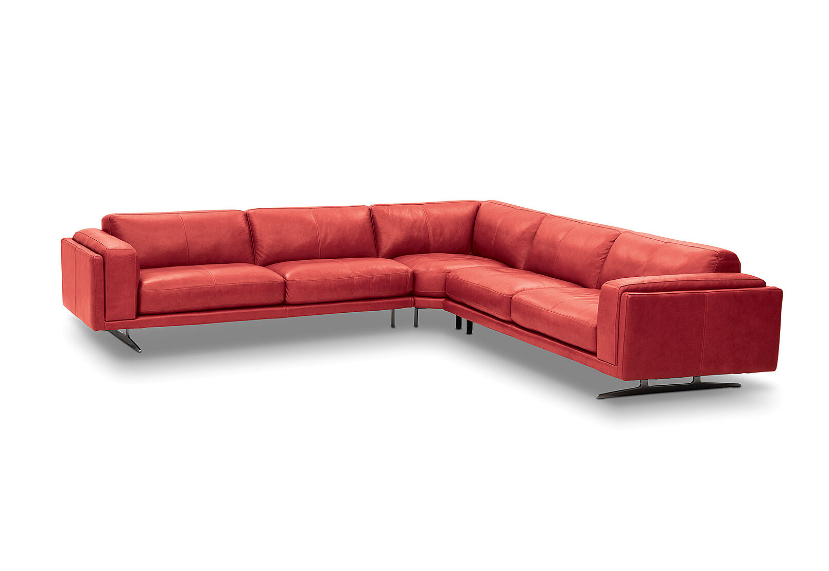 Amart leather corner lounge cheap