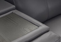 SERGIO LEATHER - 3 Seater with 2 Inbuilt Electric Recliners SERGIO LEATHER