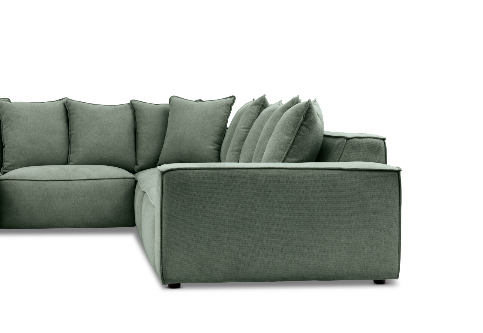 TILLEY FABRIC - Corner Lounge with Ottoman ( Fabric) TILLEY FABRIC