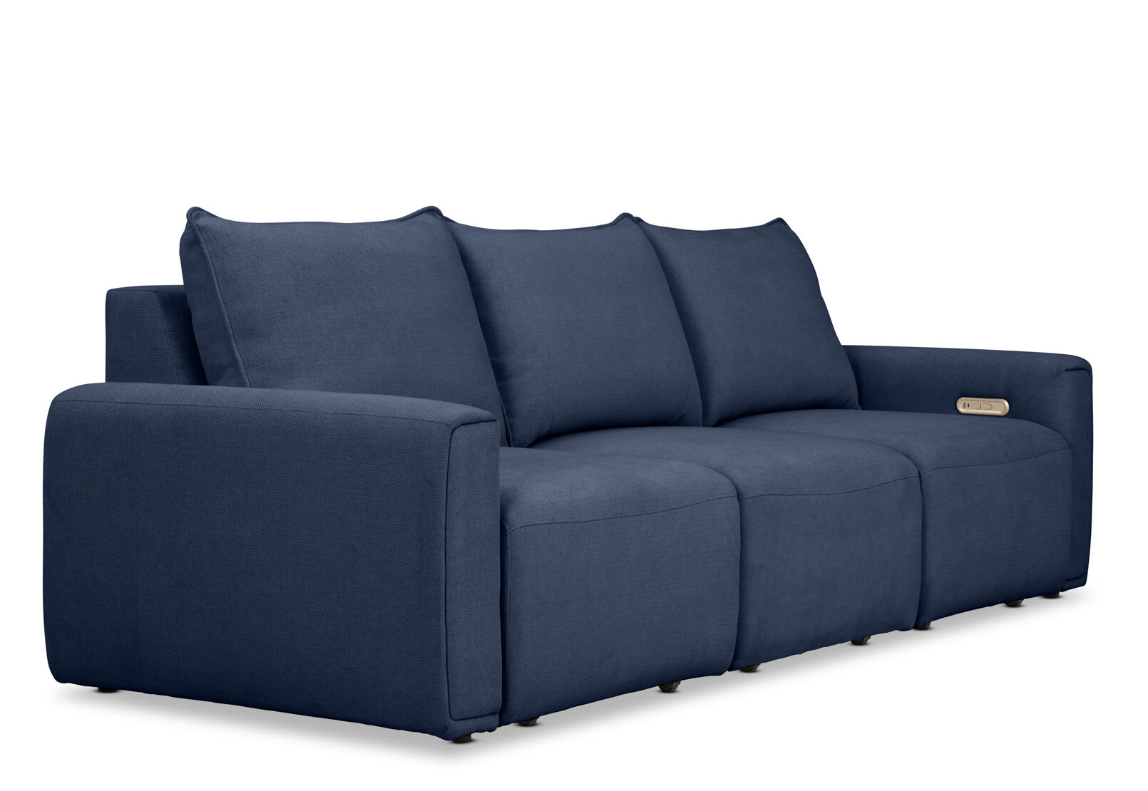 MIKAELA - 3 Seater with Sliding Electric Chaise MIKAELA