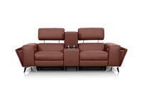 SINATRA LEATHER - Media 2 Seater with Inbuilt Electric Recliners SINATRA LEATHER