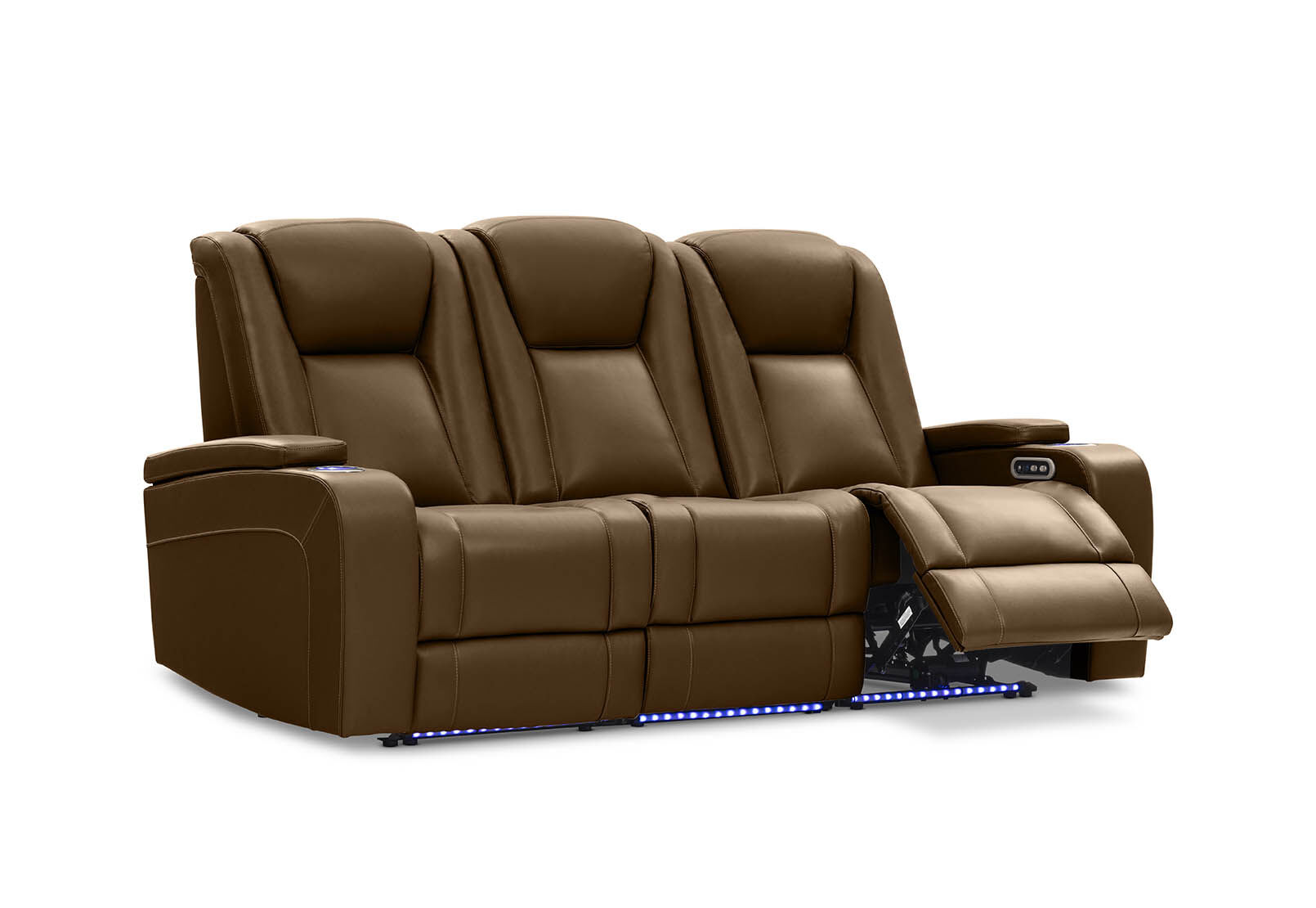 SENTINAL MK2 LEATHER - 3 Seater with 2 Electric Recliners SENTINAL MK2 LEATHER
