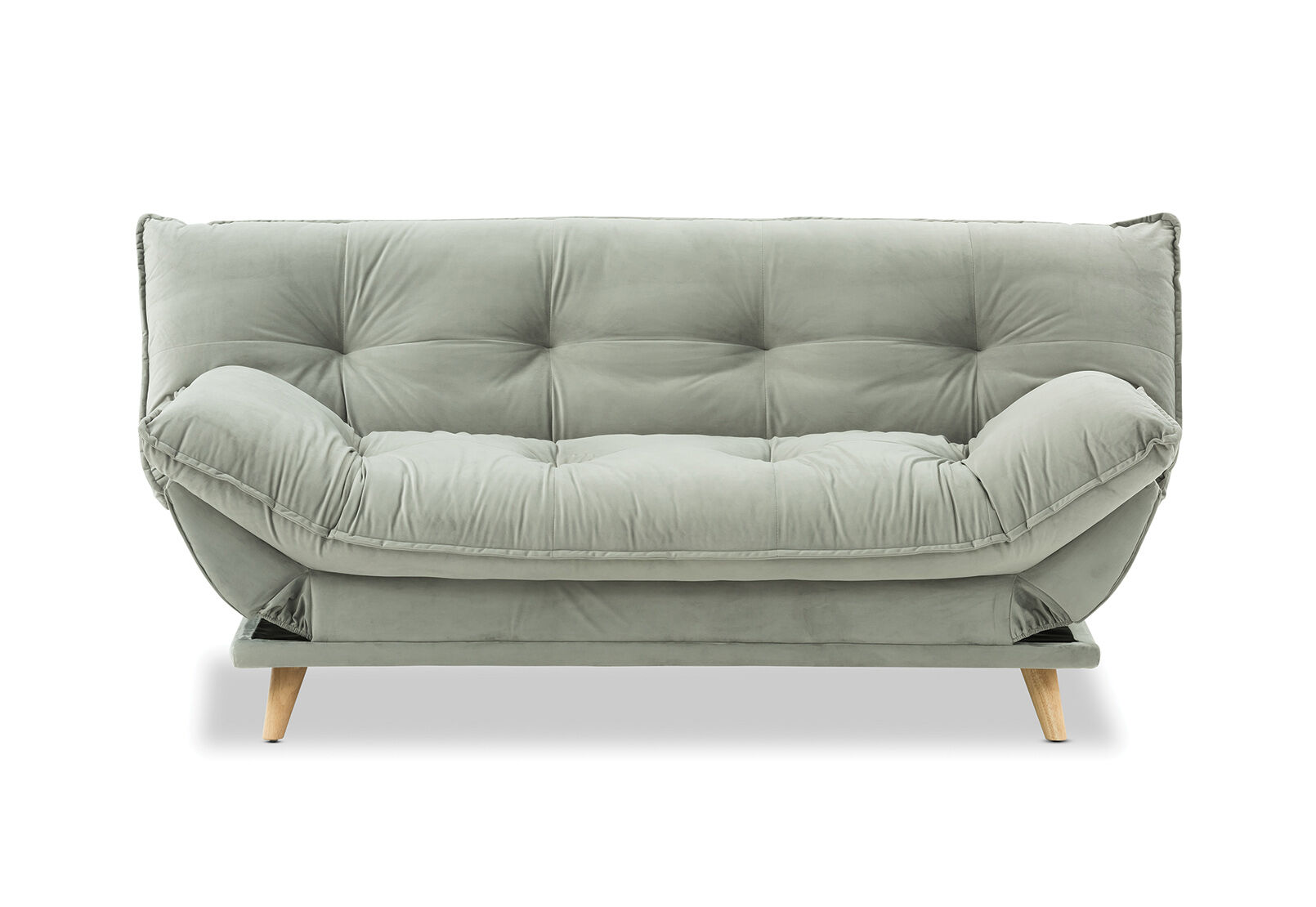 GREY PERCY Fabric Click Clack Sofa Bed