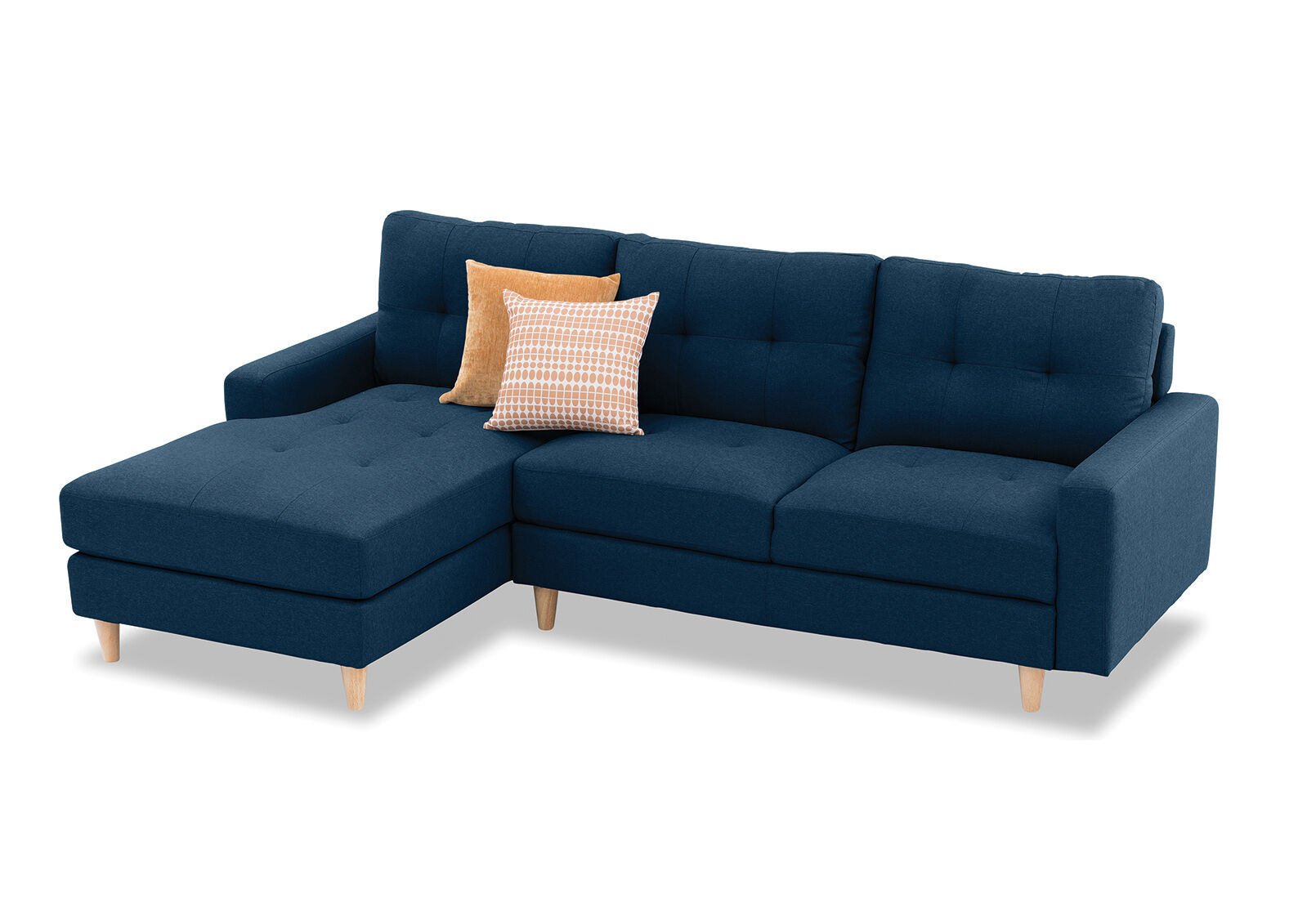 KELLER - Fabric 3 Seat LHF Chaise KELLER