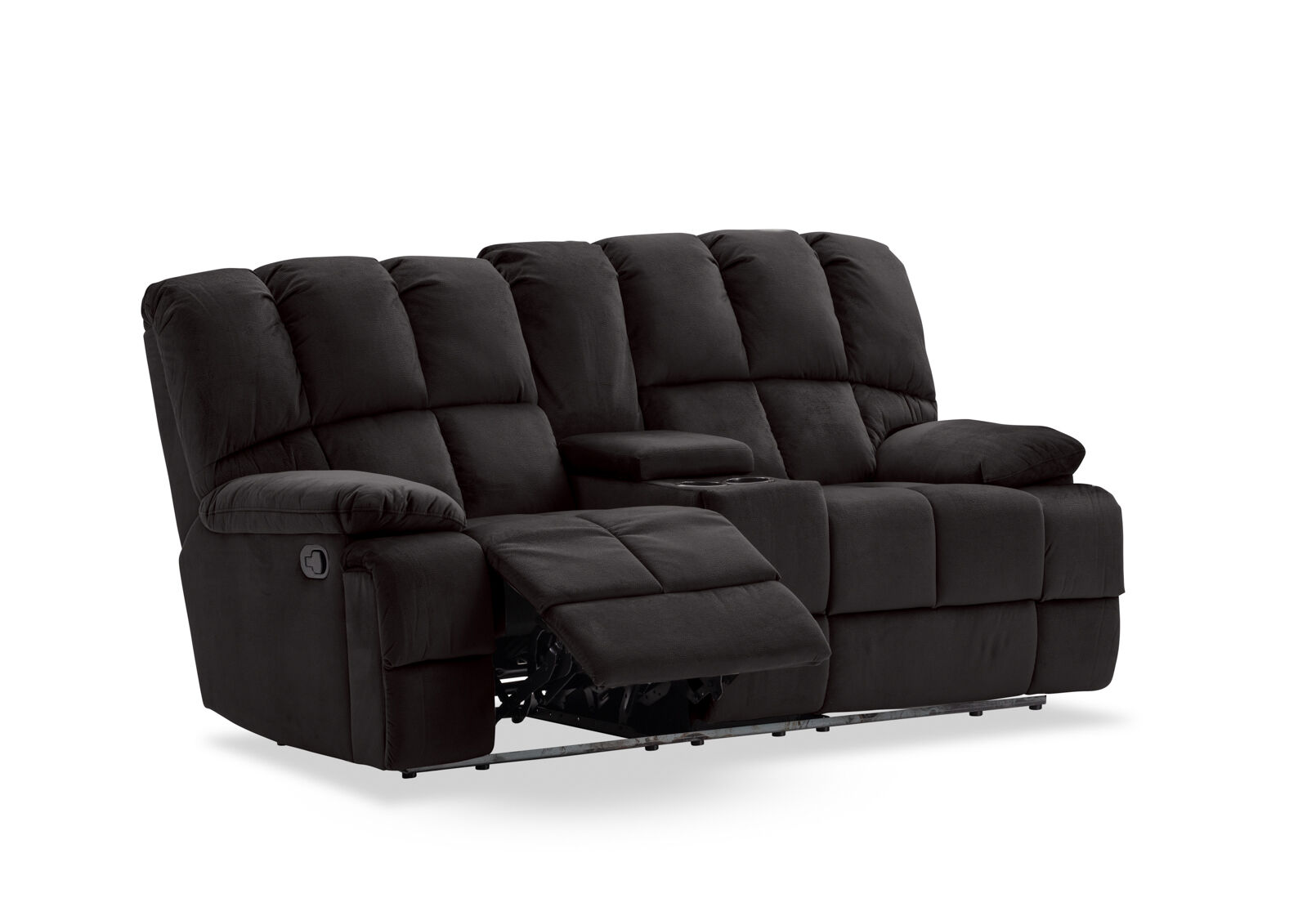 LEBRON FABRIC - 2 Seater with Recliners and Console LEBRON FABRIC