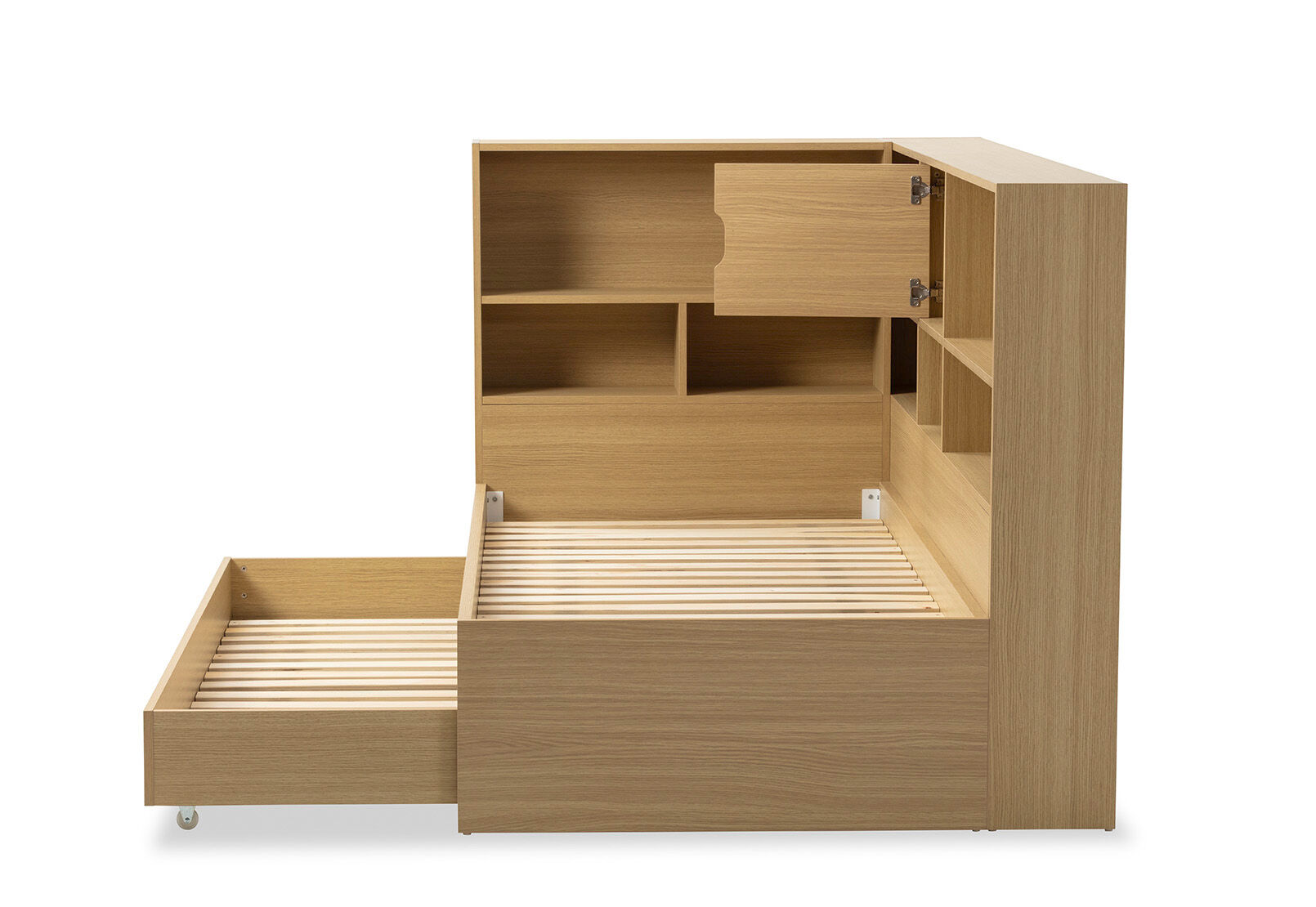 ZAYDEN - Single Bed with Trundle ZAYDEN