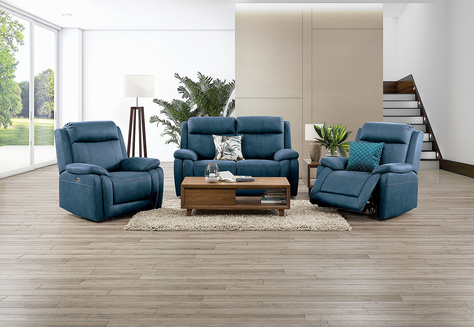 San Marco 3 Piece Recliner Suite Shop Now Amart