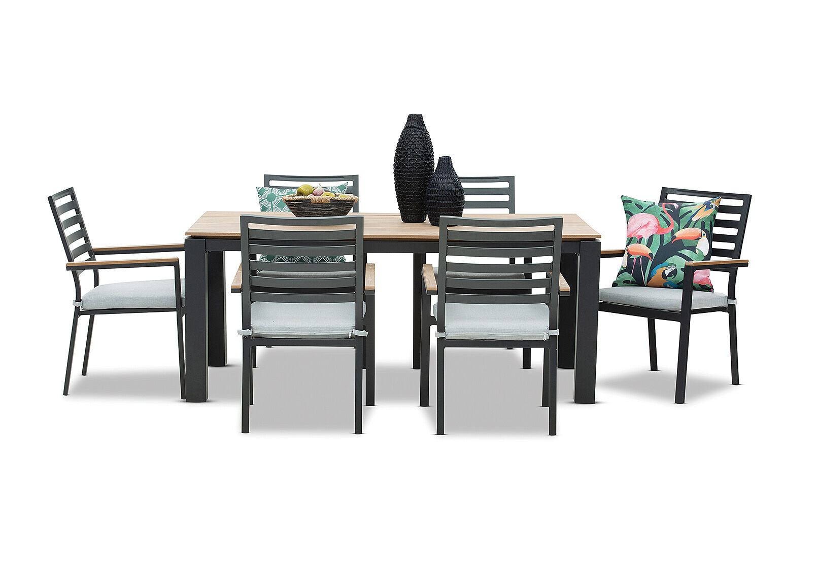 Mornington 7 Piece Outdoor Dining Setting Amart Furniture