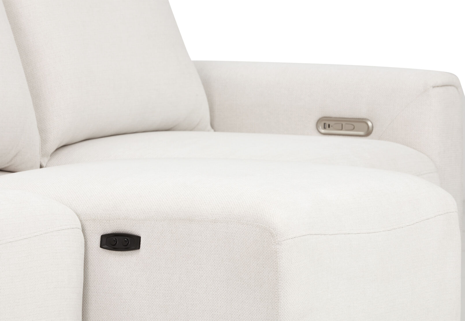 MIKAELA - 3 Seater with Sliding Electric Chaise MIKAELA