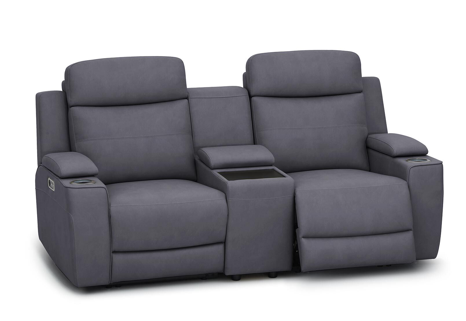 ALEXIOS - 2 Seater with Electric Recliner and Console ALEXIOS