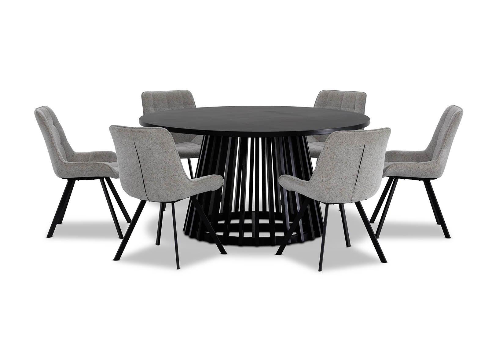 TORENTO 7 Piece Dining Suite with Arabella Chairs.