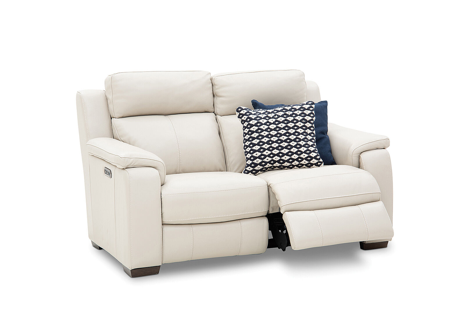 CAPELLO - Leather 2 Seater Sofa with 2 Inbuilt Electric Recliners CAPELLO