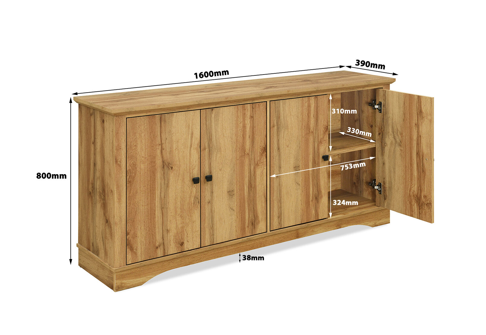 OBRIEN - 4 Door Buffet OBRIEN