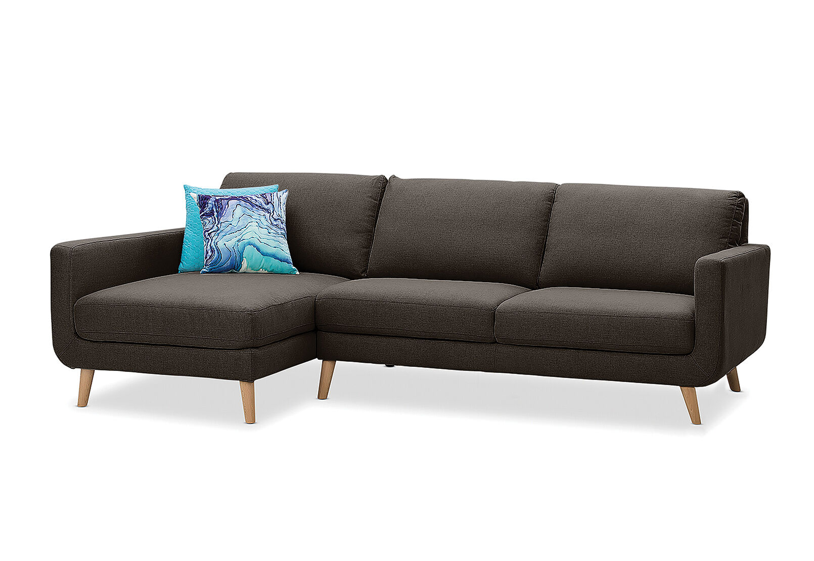 Phoebe Fabric 3 Seater with LeftHand Facing Chaise Amart