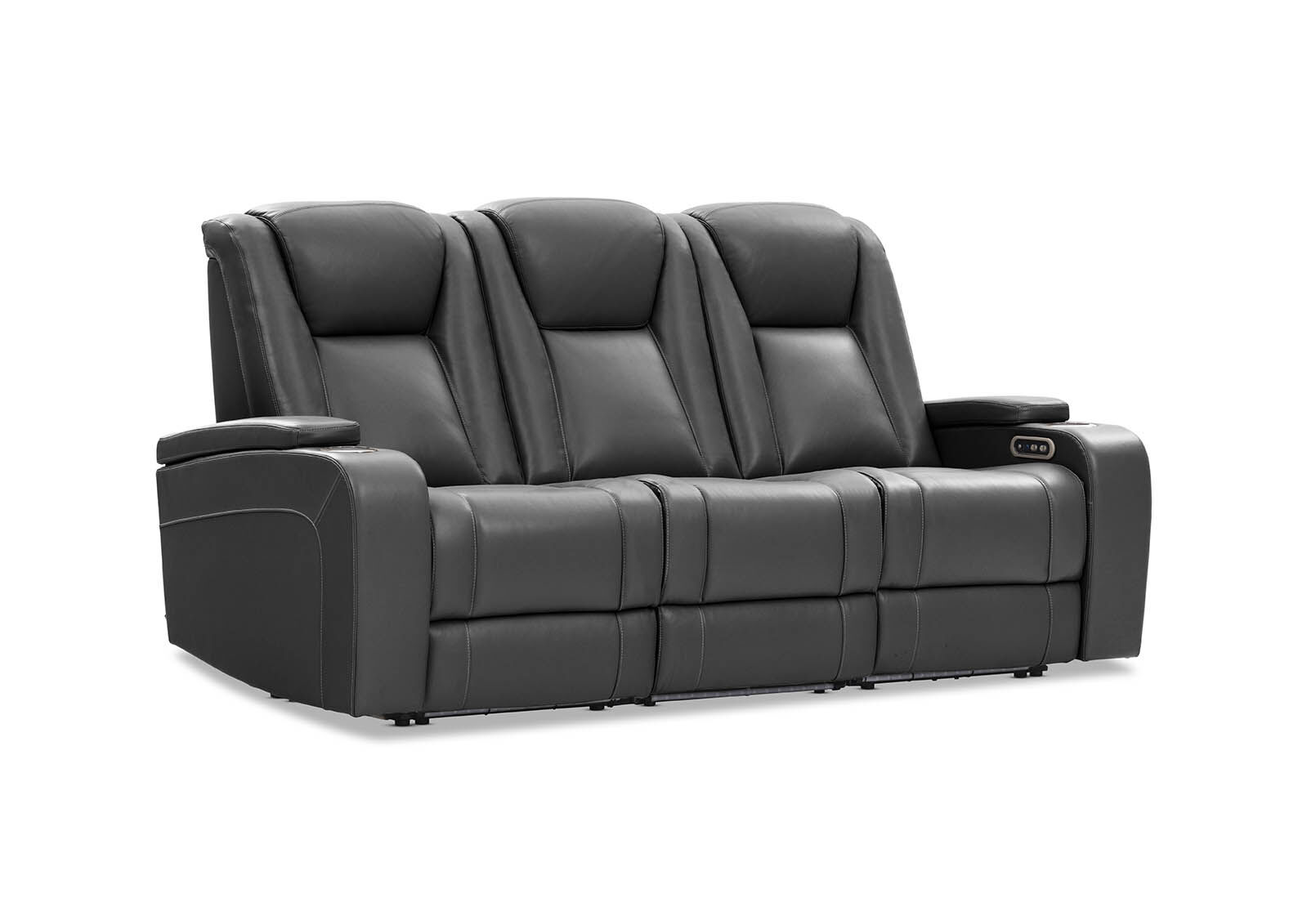 SENTINAL MK2 LEATHER - 3 Seater with 2 Electric Recliners SENTINAL MK2 LEATHER