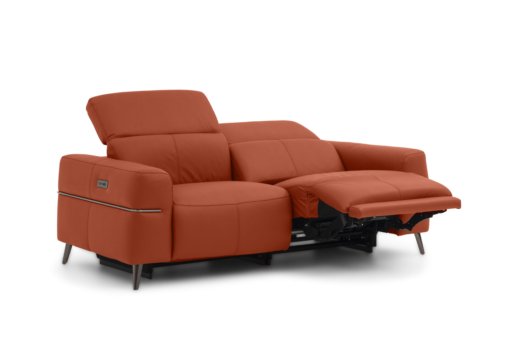 SERAFINI LEATHER - 2.5 Seater with Inbuilt Electric Recliners SERAFINI LEATHER