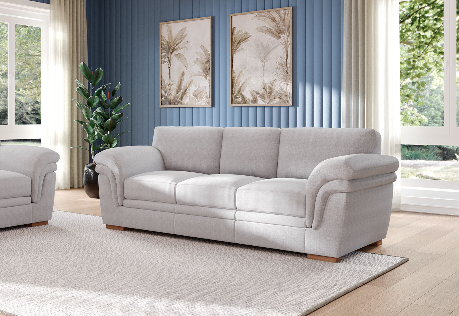 YAMILA FABRIC - 3 Seater Sofa YAMILA FABRIC