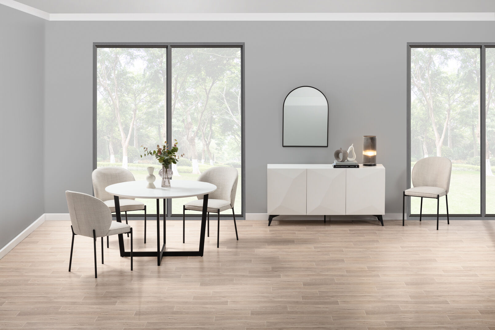 PREEDA - 5 Piece Suite with Fidel Dining Chairs. PREEDA