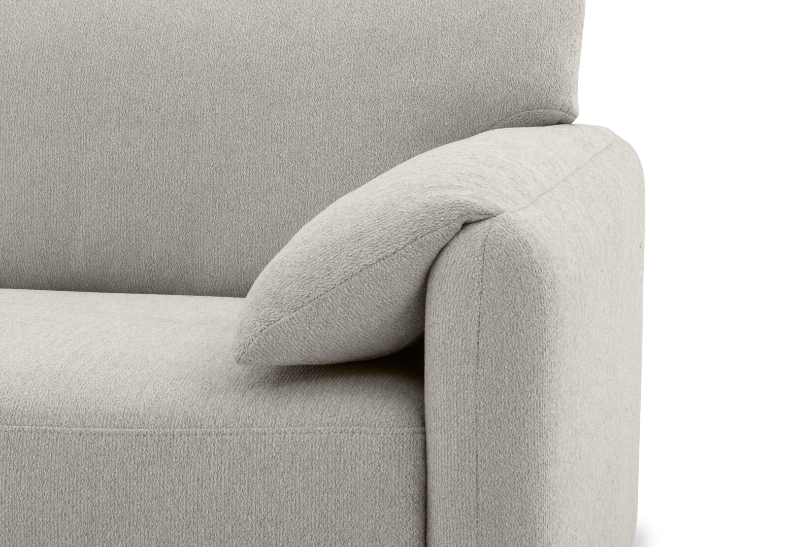 VARLEY FABRIC - Modular Right Hand Facing Chair VARLEY FABRIC