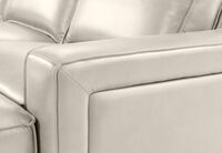 BARTELLE LEATHER - 3.5 Seater Sofa with Ottoman. BARTELLE LEATHER