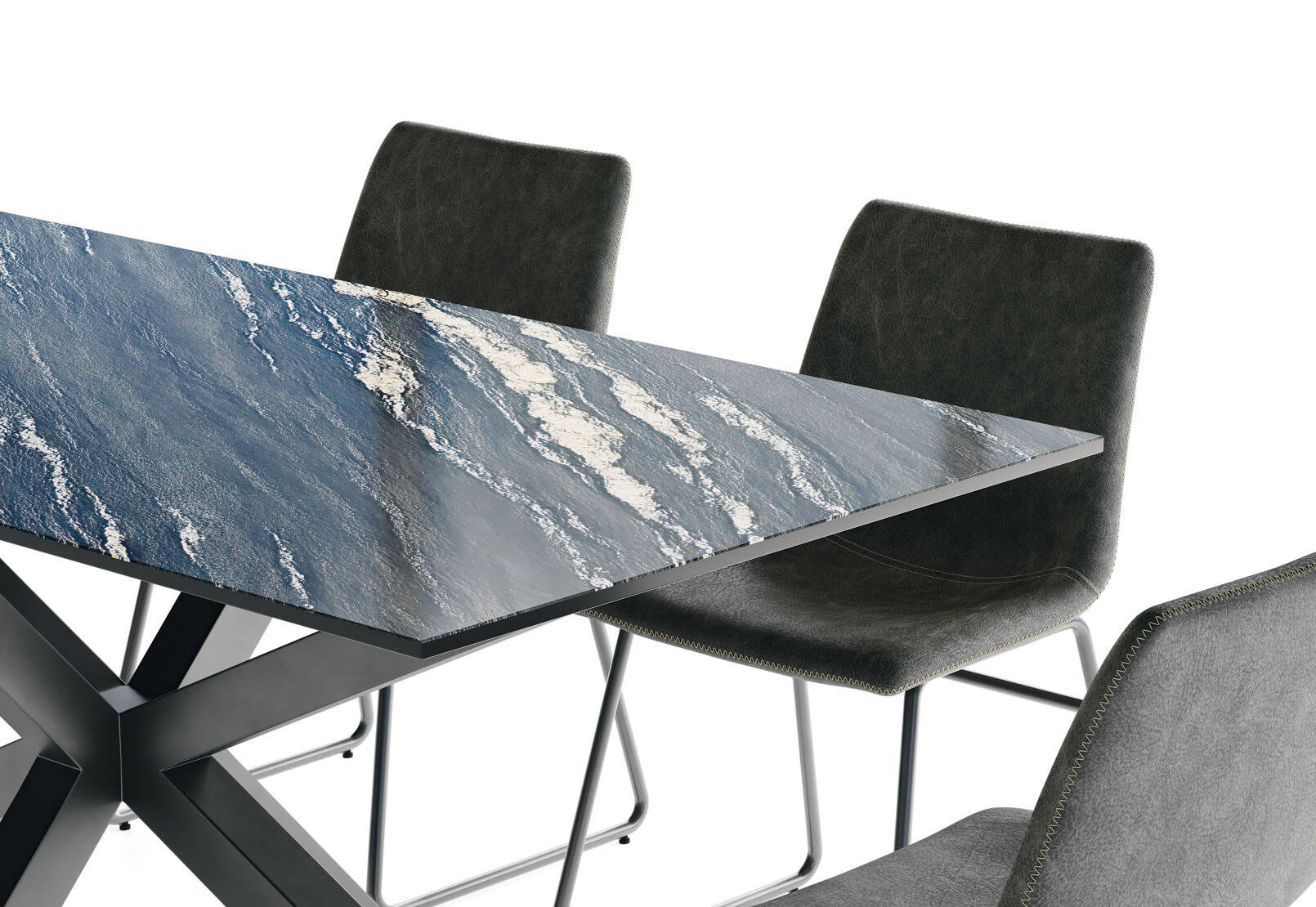 BRONTES - 7 Piece Dining Suite with Loire Dining Chair BRONTES