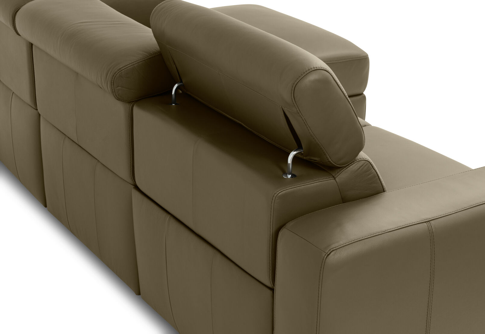 DAMIAN LEATHER - 3 Seater Sofa with RHF Chaise DAMIAN LEATHER