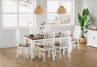 CHARLSBOURG - 7 Piece Dining Suite CHARLSBOURG