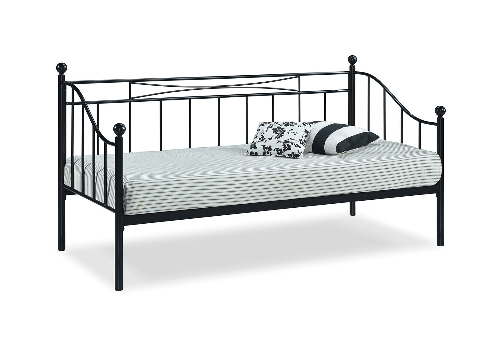 BLACK SAN ANTONIO Black Day Bed with Trundle