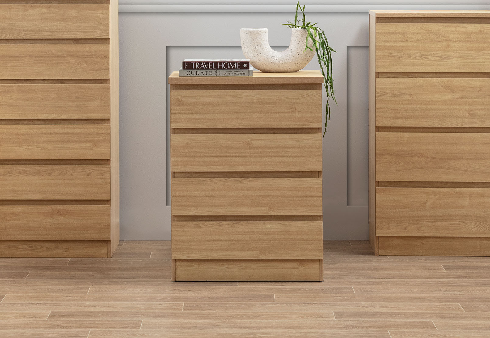 HOWARD - 4 Drawer Narrow Tall Chest HOWARD