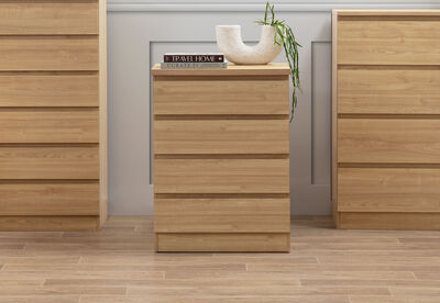 HOWARD - 4 Drawer Narrow Tall Chest