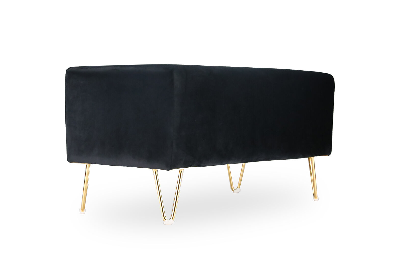 Enfield Black Upholstered Bench Amart Furniture