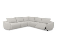 ARETHA FABRIC - Corner Lounge with Electric Recliner ARETHA FABRIC