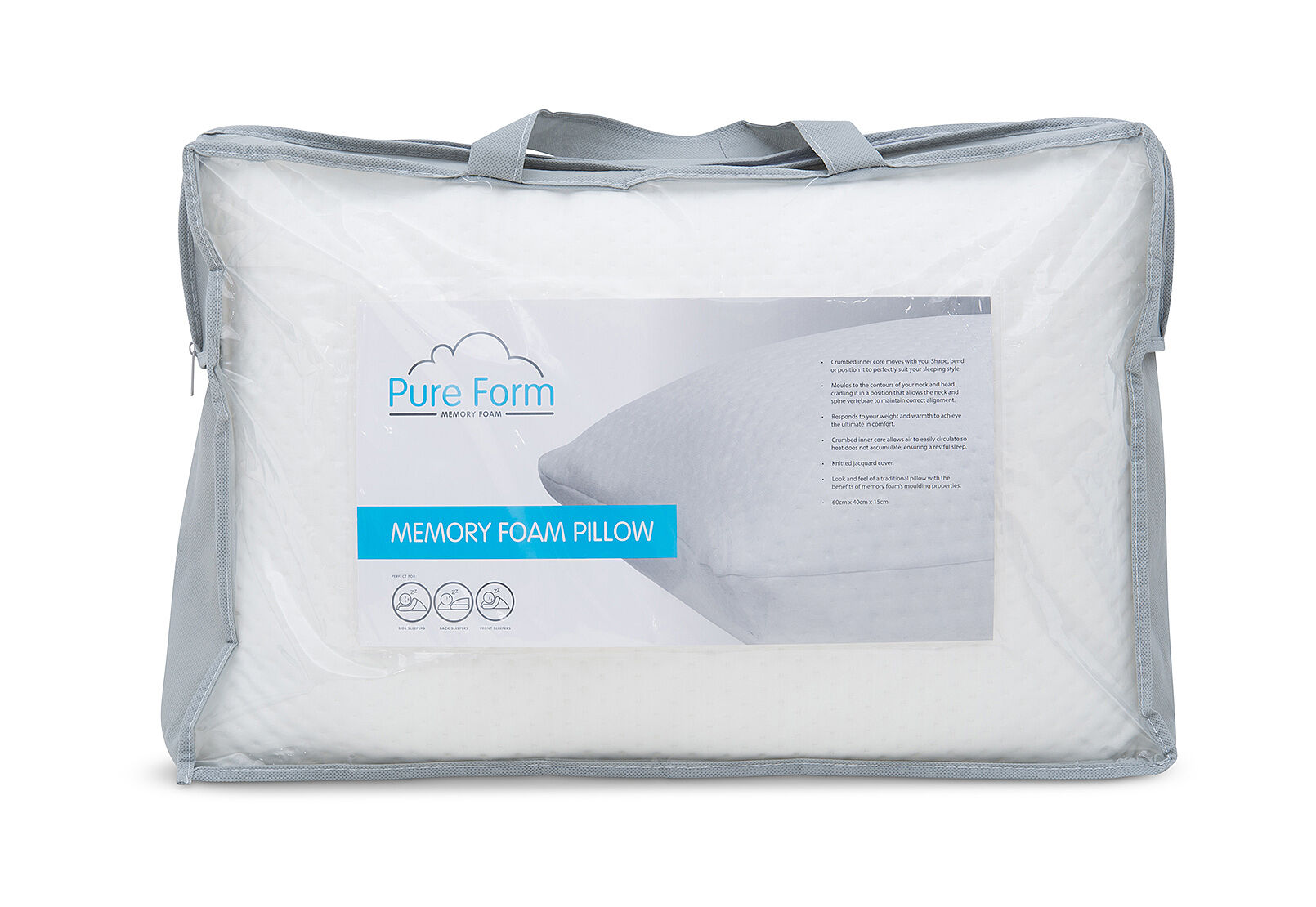 Spotlight memory foam pillow discount