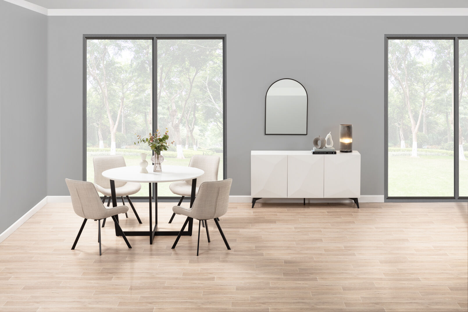 PREEDA - 5 Piece Suite with Vesta Dining Chairs. PREEDA
