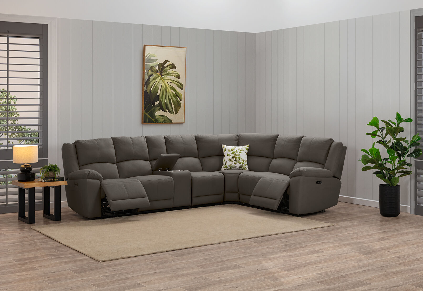 RODDICK FABRIC - 6 Seater Corner Lounge RODDICK FABRIC