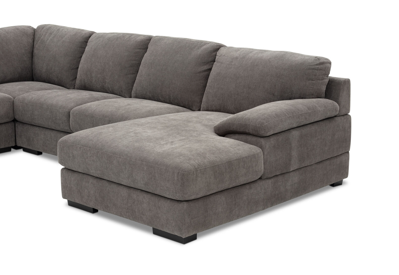 CANDACE FABRIC - 7 Seater Corner RHF Chaise CANDACE FABRIC