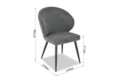 REYNOLDS - Set of 2 Dining Chairs