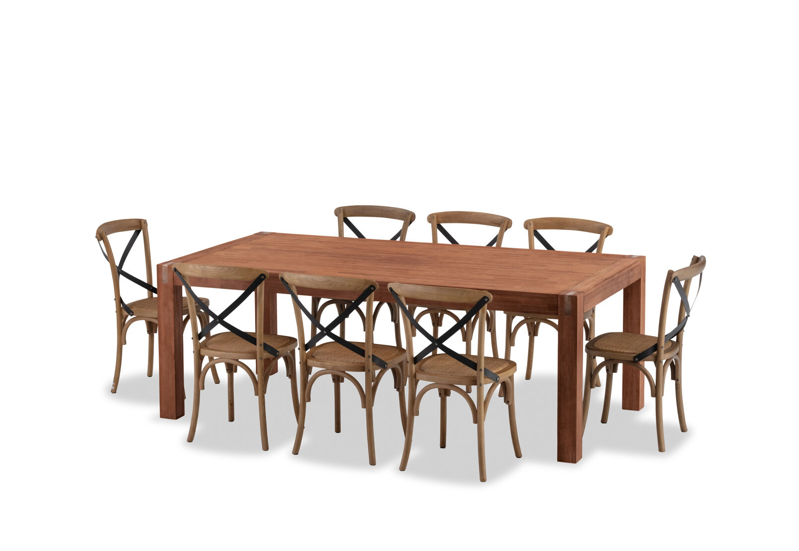 SILVERWOOD - 9 Piece Suite with Avantee Chairs SILVERWOOD