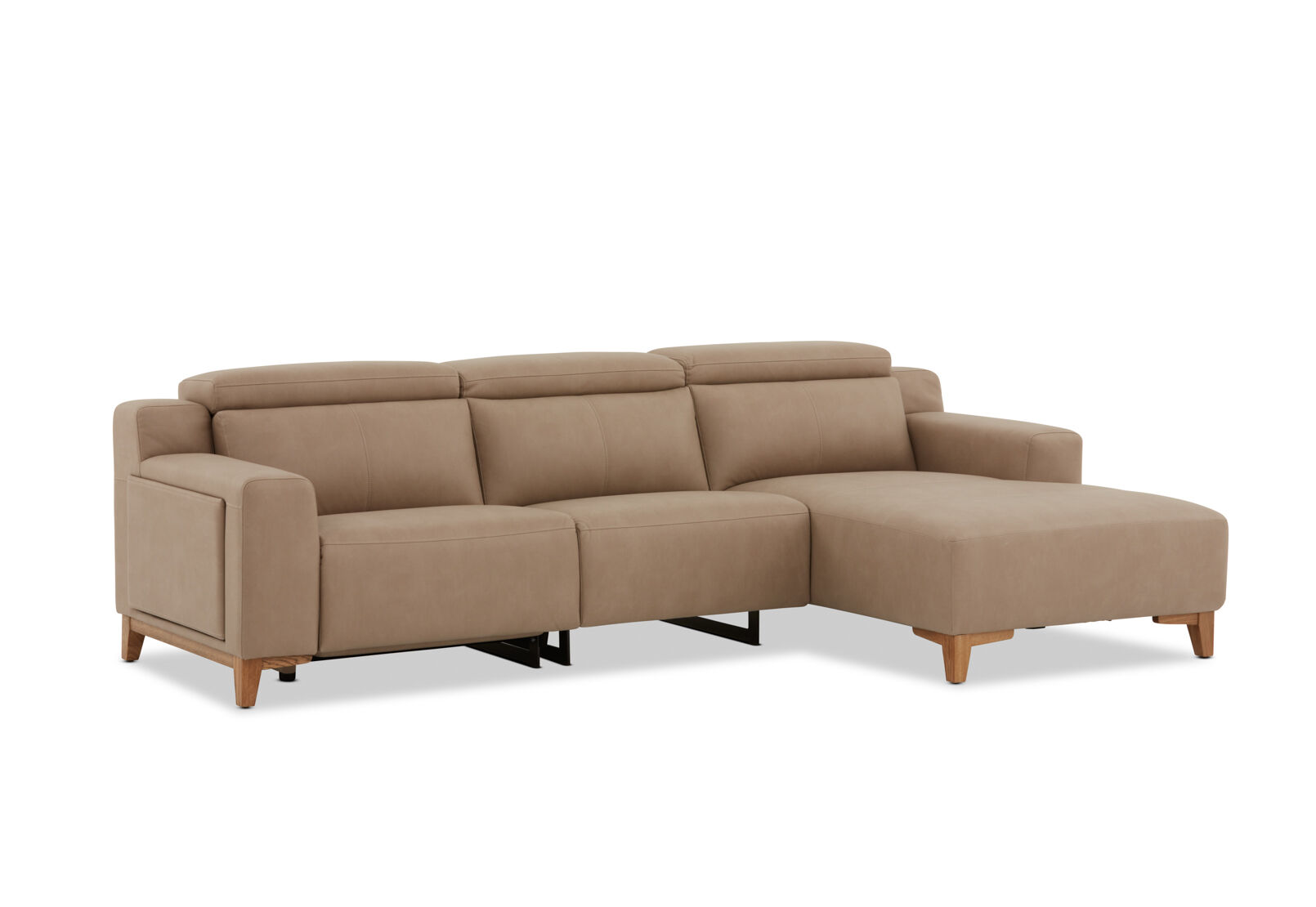 GAGE FABRIC - 3 Seater Sofa with Electric Recliner & RHF Chaise GAGE FABRIC