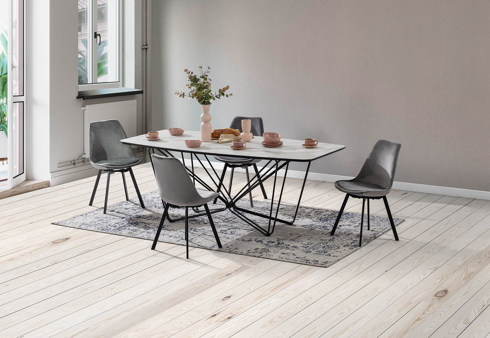 TERNI - Set of 2 Dining Chairs TERNI