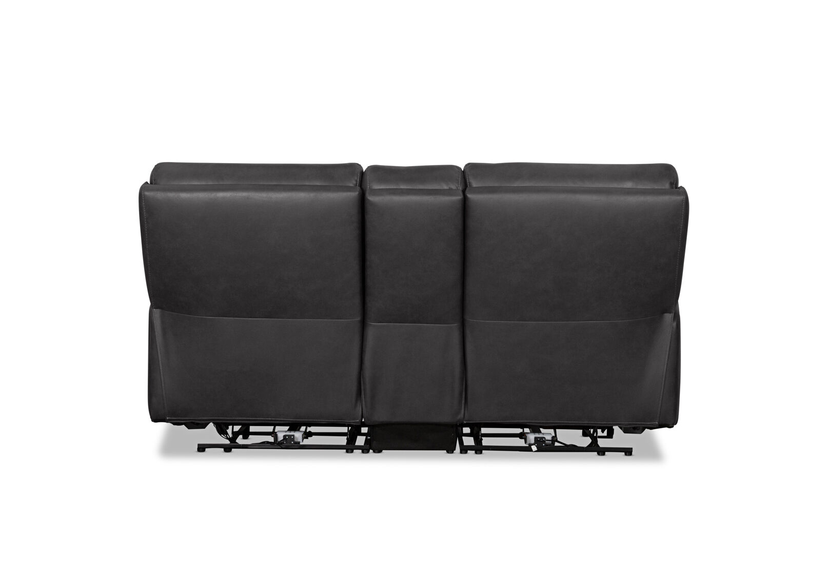 HOLLYWOOD FABRIC - Media 2 Seater with Electric Recliners & Console HOLLYWOOD FABRIC