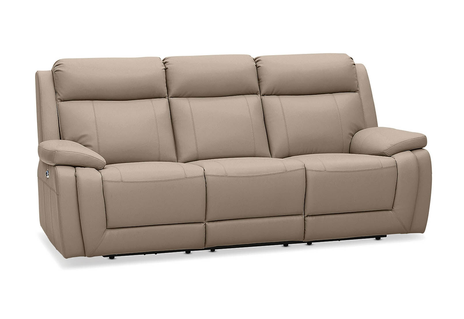 SAN MARCO - Leather 3 Seater Recliner Lounge SAN MARCO