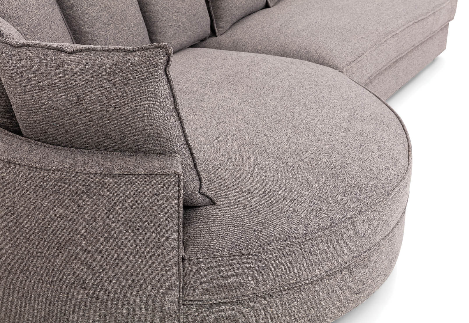 Curved chaise deals