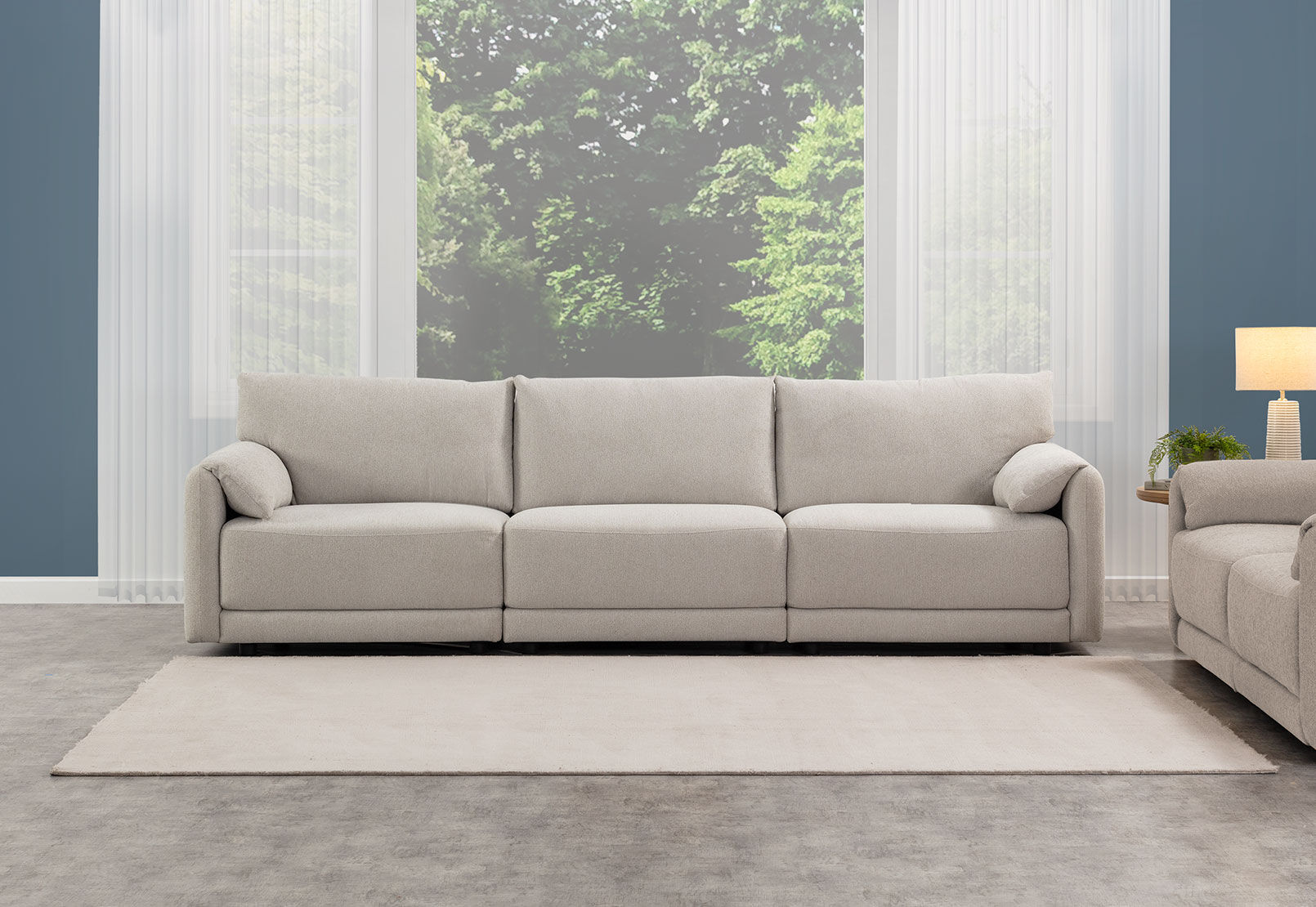 VARLEY FABRIC - 3.5 Seater Sofa VARLEY FABRIC