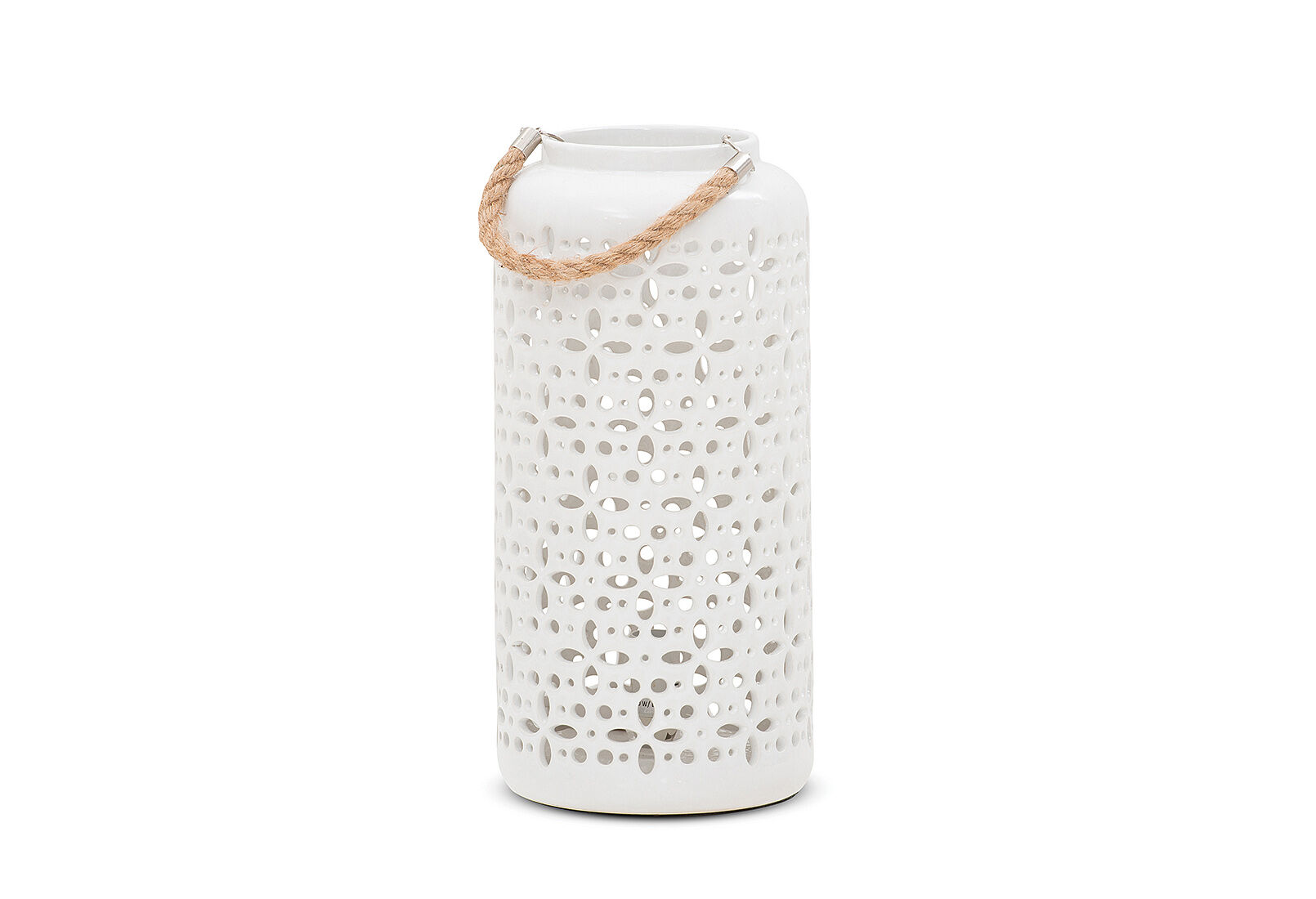 EZRA - 34.5cm Ceramic Cylinder Table Lamp EZRA
