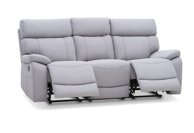 ALFRED - Fabric 3 Seater with 2 Inbuilt Recliners