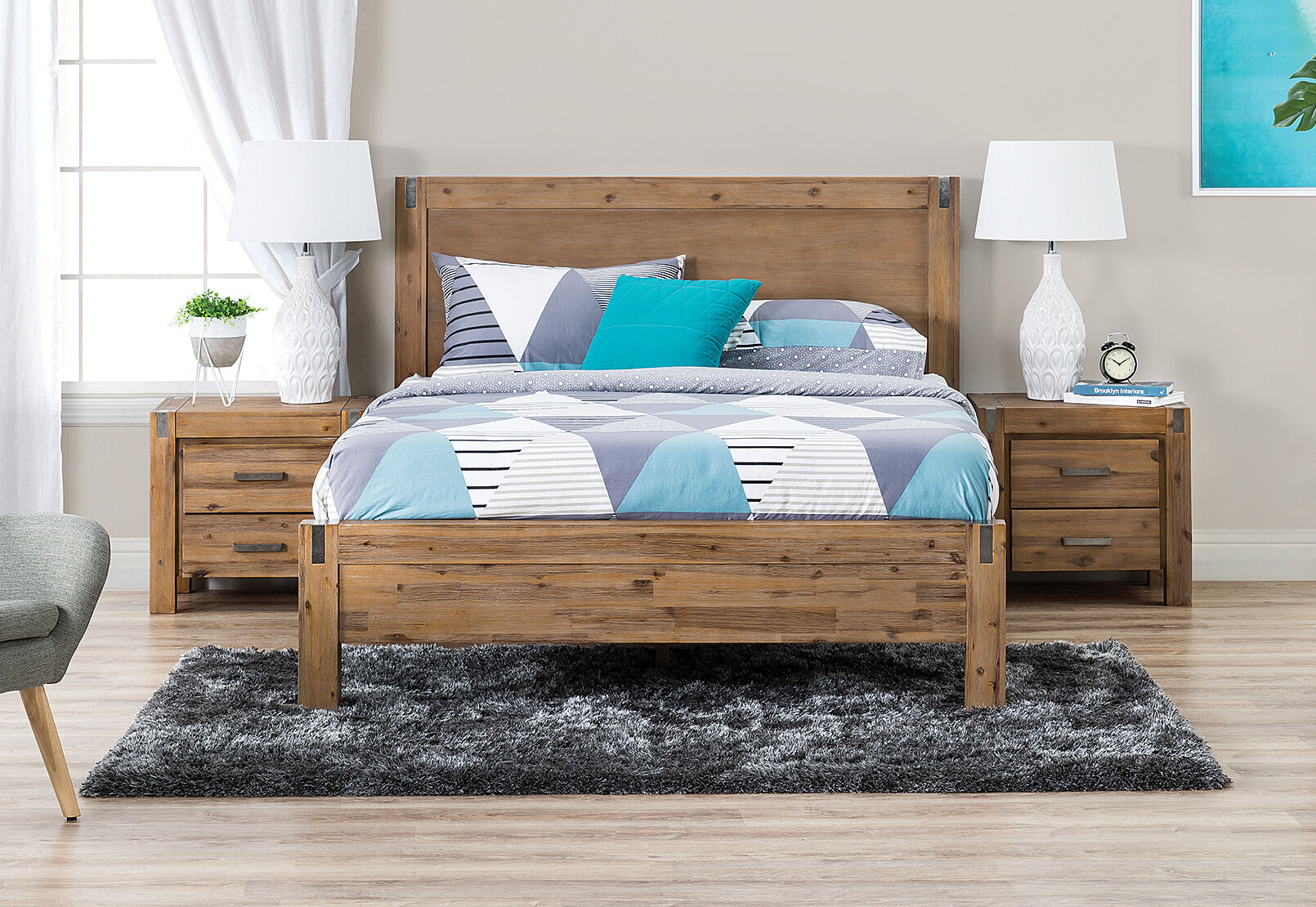 Silverwood 3 Piece Double Bedroom Suite Amart Furniture